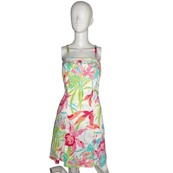 JADE MELODY TAM WOMEN'S FLORAL BEADED SUNDRESS SZ 6